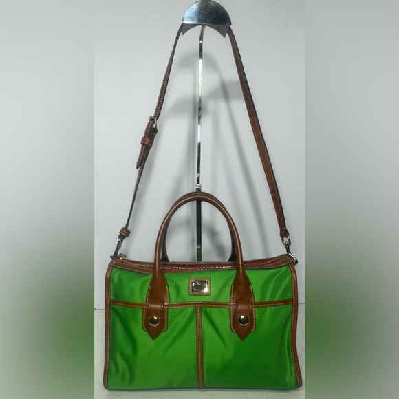 Dooney & Bourke Handbags - Dooney Bourke WAYFARER Nylon Satchel Kelly Green
